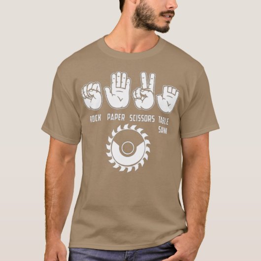 Tabellenspalte mit rockem Papier - Handschuhschnei T-Shirt (Vorderseite)
