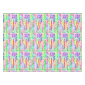 Tabellentextilgeburtstags-Party Tischdecke (Vorderseite (Horizontal))