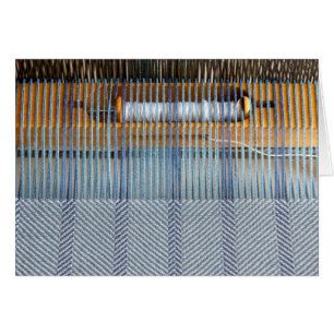 Tabellenwebstuhl mit dem Twillspinnen
