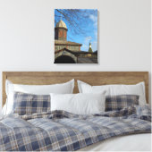 Tabernacle and Church Steeple - Martha's Vineyard Leinwanddruck (Insitu (Schlafzimmer))