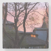 Tabernacle and Church Sunrise - Martha's Vineyard Steinuntersetzer (Vorderseite)