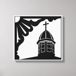 Tabernacle and Gingerbread - Martha's Vineyard Can Leinwanddruck