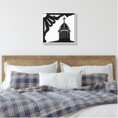 Tabernacle and Gingerbread - Martha's Vineyard Can Leinwanddruck (Insitu (Schlafzimmer))