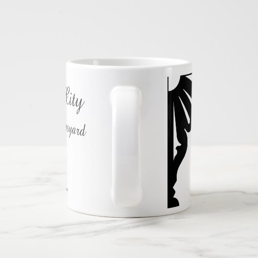 Tabernacle and Gingerbread - Martha's Vineyard Jumbo-Tasse (Rückseite)