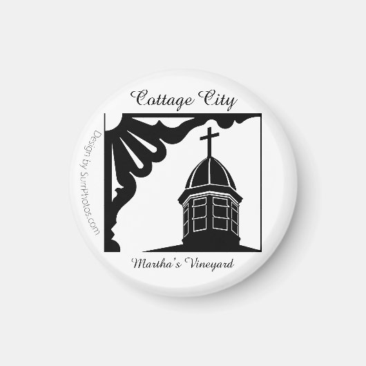 Tabernacle and Gingerbread - Martha's Vineyard Magnet (Vorne)