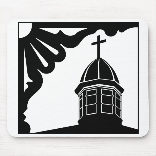 Tabernacle and Gingerbread - Martha's Vineyard Mousepad (Vorne)