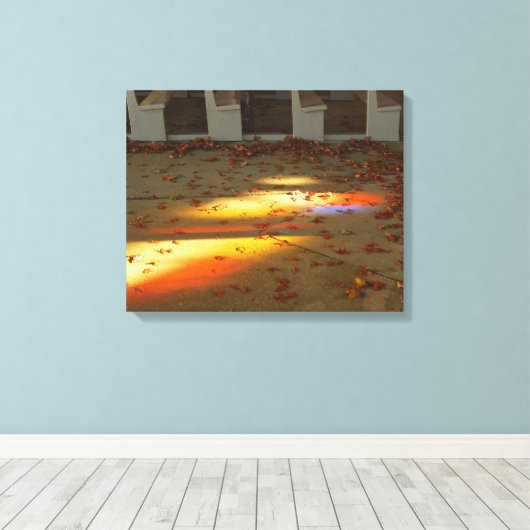 Tabernacle Blätter und Light - Martha's Vineyard Leinwanddruck (Insitu (Holzboden))