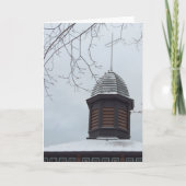 Tabernacle Cross in Snow - Martha's Vineyard Karte (Vorderseite)