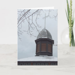 Tabernacle Cross in Snow - Martha's Vineyard Karte