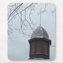 Tabernacle Cross in Snow - Martha's Vineyard Mousepad