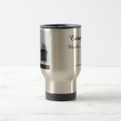 Tabernacle Cross in Snow - Martha's Vineyard Reisebecher (Mittel)