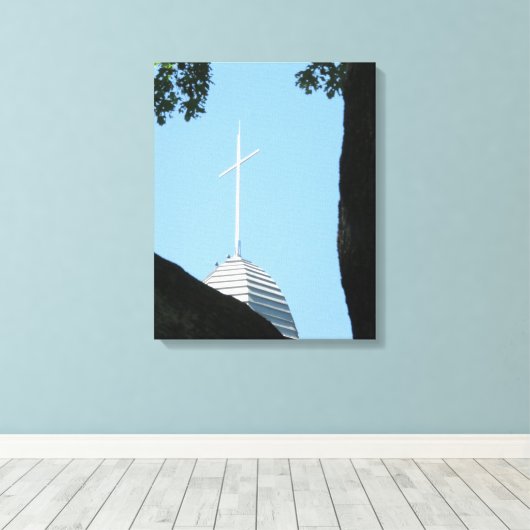 Tabernacle Cross - Martha's Vineyard Leinwanddruck (Insitu (Holzboden))