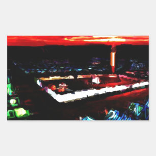 Tabernacle Gottes in der Wildnis Rechteckiger Aufkleber