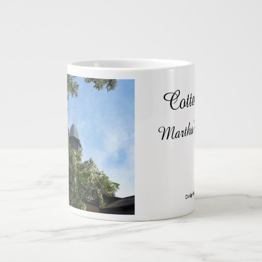 Tabernacle im Frühling - Martha's Vineyard Jumbo-Tasse (Vorderseite)