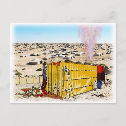 Tabernacle in der Mitte, Einrichten Postkarte (Vorderseite)