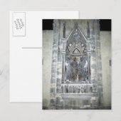 Tabernacle mit vier gekrönten Heiligen Postkarte (Vorne/Hinten)