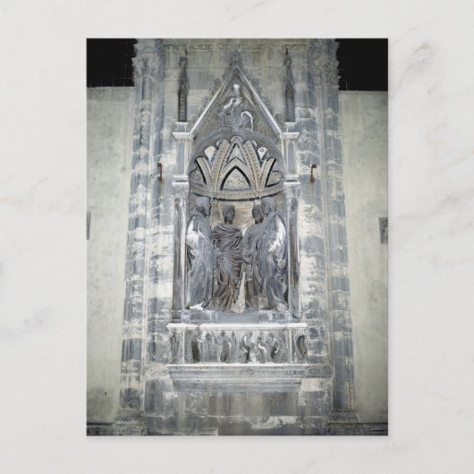 Tabernacle mit vier gekrönten Heiligen Postkarte (Vorderseite)