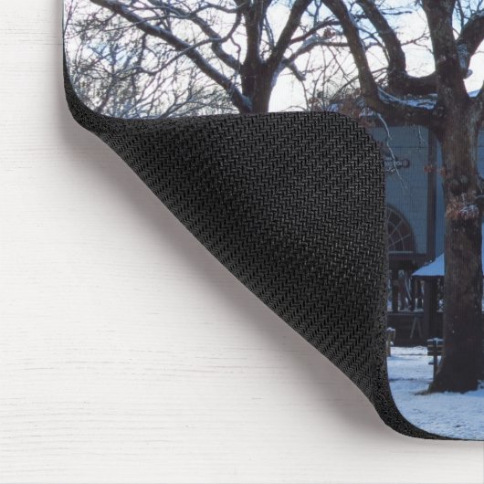 Tabernacle Morning After Snow - Martha's Vineyard Mousepad (Ecke)