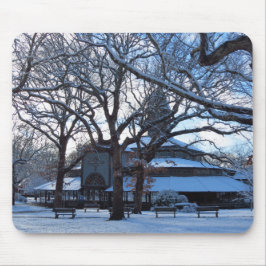 Tabernacle Morning After Snow - Martha's Vineyard Mousepad