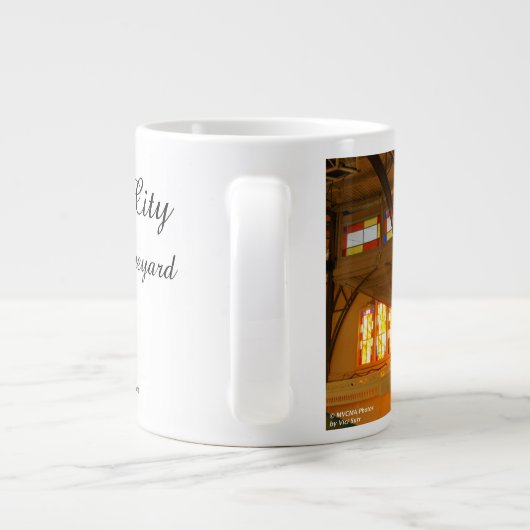 Tabernacle Nachmittag - Martha's Vineyard Jumbo-Tasse (Rückseite)