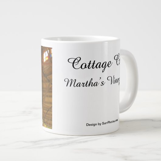 Tabernacle Nachmittag - Martha's Vineyard Jumbo-Tasse (Vorderseite Rechts)