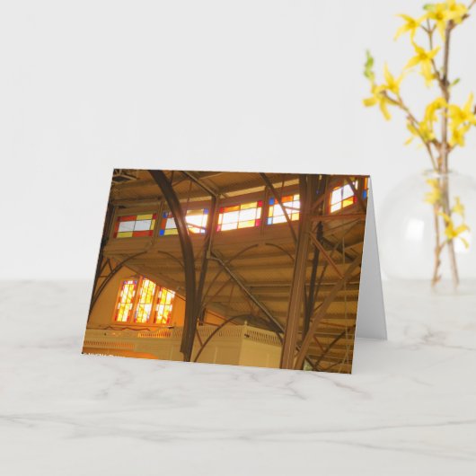 Tabernacle Nachmittag - Martha's Vineyard Karte (Gelbe Blume)