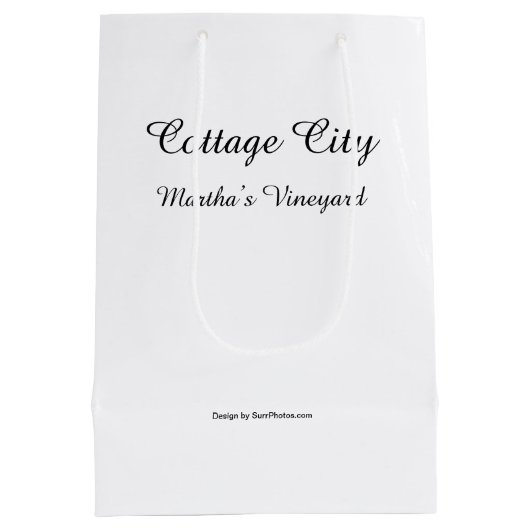 Tabernacle Nachmittag - Martha's Vineyard Mittlere Geschenktüte (Rückseite)