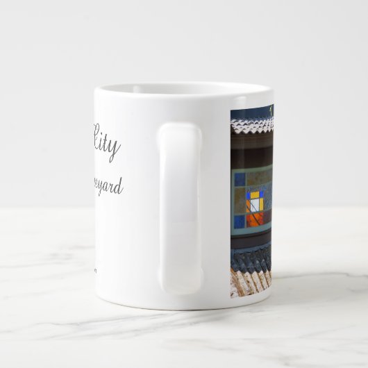 Tabernacle Stains Glass - Martha's Vineyard Jumbo-Tasse (Rückseite)