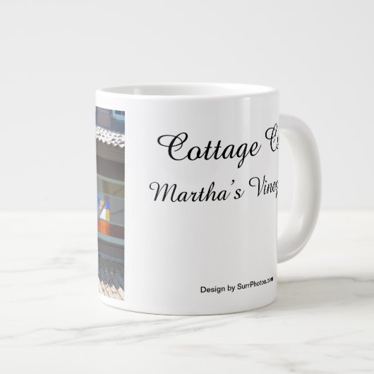 Tabernacle Stains Glass - Martha's Vineyard Jumbo-Tasse (Vorderseite Rechts)