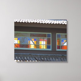 Tabernacle Stains Glass - Martha's Vineyard Leinwanddruck