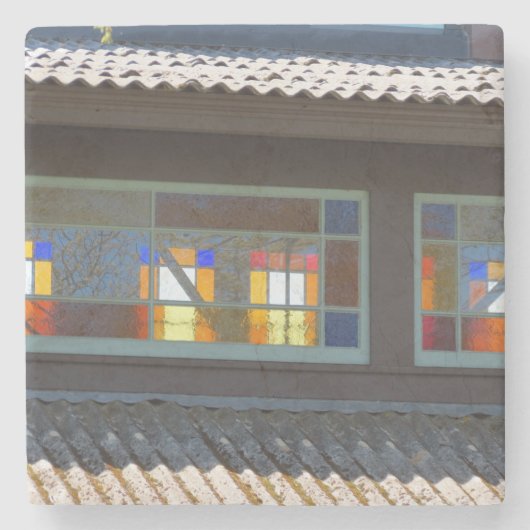 Tabernacle Stains Glass - Martha's Vineyard Steinuntersetzer (Vorderseite)