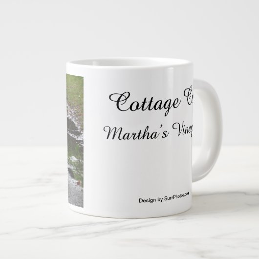 Tabernacle Window Reflection - Martha's Vineyard Jumbo-Tasse (Vorderseite Rechts)