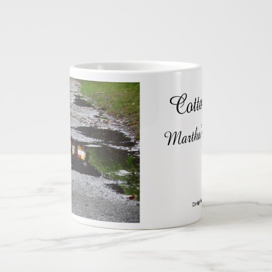 Tabernacle Window Reflection - Martha's Vineyard Jumbo-Tasse (Vorderseite)