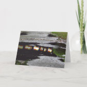 Tabernacle Window Reflection - Martha's Vineyard Karte (Vorderseite)