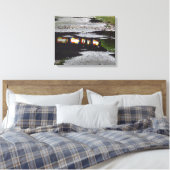 Tabernacle Window Reflection - Martha's Vineyard Leinwanddruck (Insitu (Schlafzimmer))