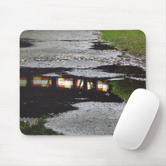 Tabernacle Window Reflection - Martha's Vineyard Mousepad (Mit Mouse)
