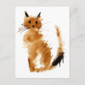 Tabi-Katze Postkarte (Vorderseite)