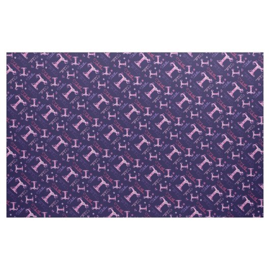 Tabitha Brief T-Monogramm Herz-Blume Stoff (Fat Quarter (45,7 x 55,9 cm))