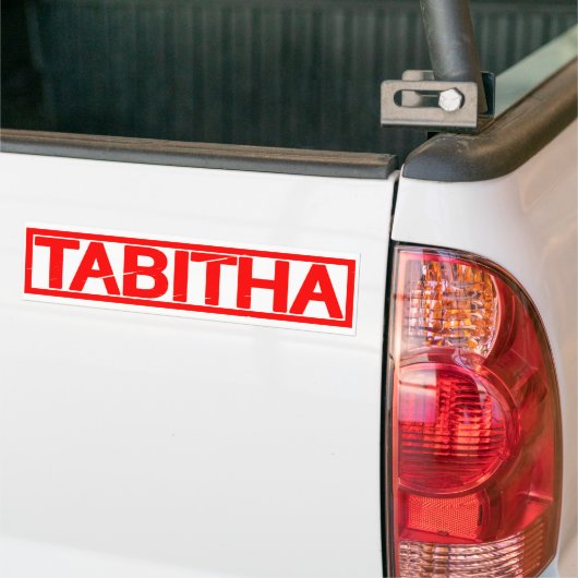 Tabitha Briefmarke Autoaufkleber (Auf Lkw)