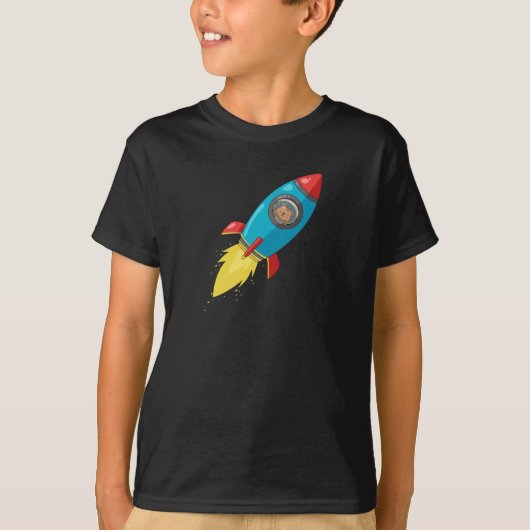 Tabitha Fink dunkler Rocket T - Shirt (Vorderseite)