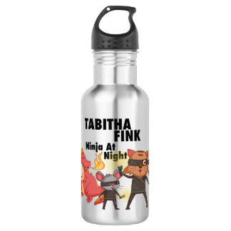 Tabitha Fink Nina an der Nachtwasser-Flasche Trinkflasche