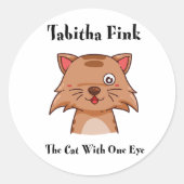 Tabitha Fink Round Sticker (Vorderseite)