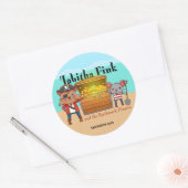 Tabitha Fink und der Patchwork-Piraten-Aufkleber Runder Aufkleber (Umschlag)