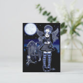 "Tabitha" Gothic Guardian Angel Postcard Postkarte (Stehend Vorderseite)