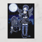 "Tabitha" Gothic Guardian Angel Postcard Postkarte (Vorderseite)