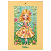 TABITHA ~ Niedliches Mädchen ~ Klemmbrett (Rückseite)