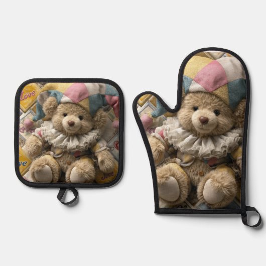 Tabla de cortar ofenhandschuh & Topflappen-Set (Vorderseite)