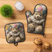 Tabla de cortar ofenhandschuh & Topflappen-Set (Oben Unten)