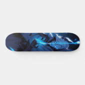 Tabla de Skate Anime Azul con Poderes Mágicos Skateboard (Horizontal)