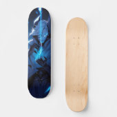 Tabla de Skate Anime Azul con Poderes Mágicos Skateboard (Vorderseite)